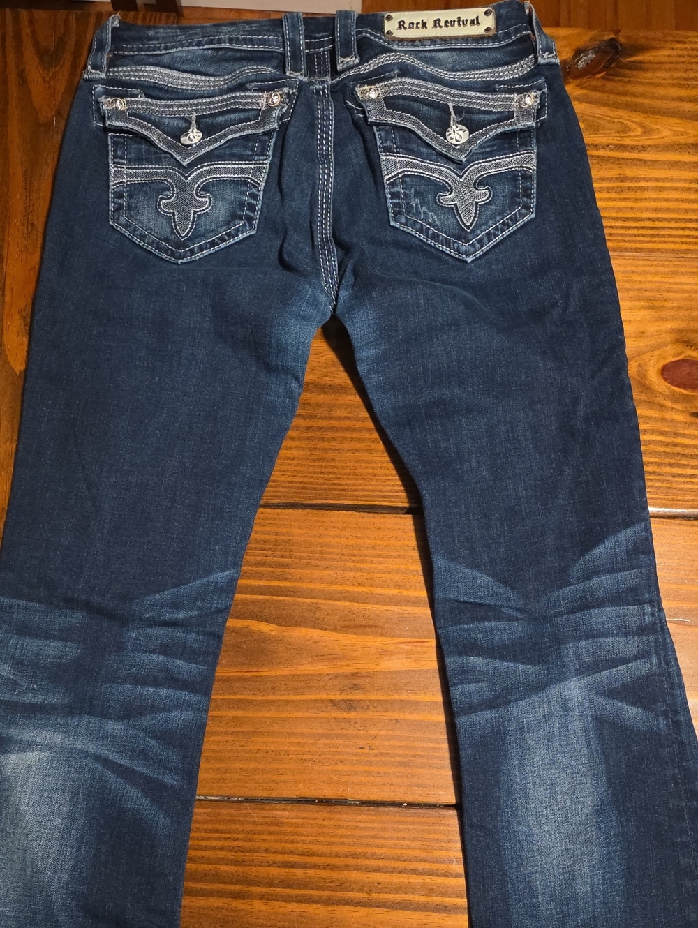 Rock Revival Women's "Maggie" Boot Jeans Size 29 with 31 Inch Inseam